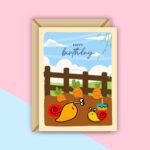 B'Day Snail Greeting Card