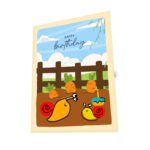 B’Day Snail Greeting Card