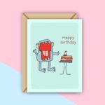 Birthday Frog Greeting Card