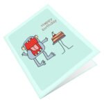 Birthday Frog Greeting Card