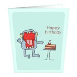 Birthday Frog Greeting Card