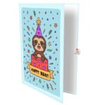 Birthday Sloth Greeting Card