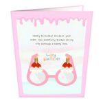 Birthday Thru Glasses Greeting Card