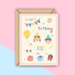 Chuppy B’Day Kids Greeting Card