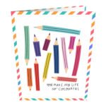 Colorful BDay Greeting Card