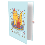 Crazy Birthday Cat Greeting Card