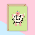 Feliz Birthday Greeting Card
