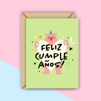 Feliz Birthday Greeting Card