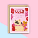 Lulu Birthday Greeting Card