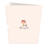 Happy Girl Clothing Greeting Card