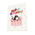 Lazy B’Day Cat Greeting Card (1)