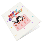 Lazy B’Day Cat Greeting Card (1)