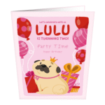 Lulu Birthday Greeting Card