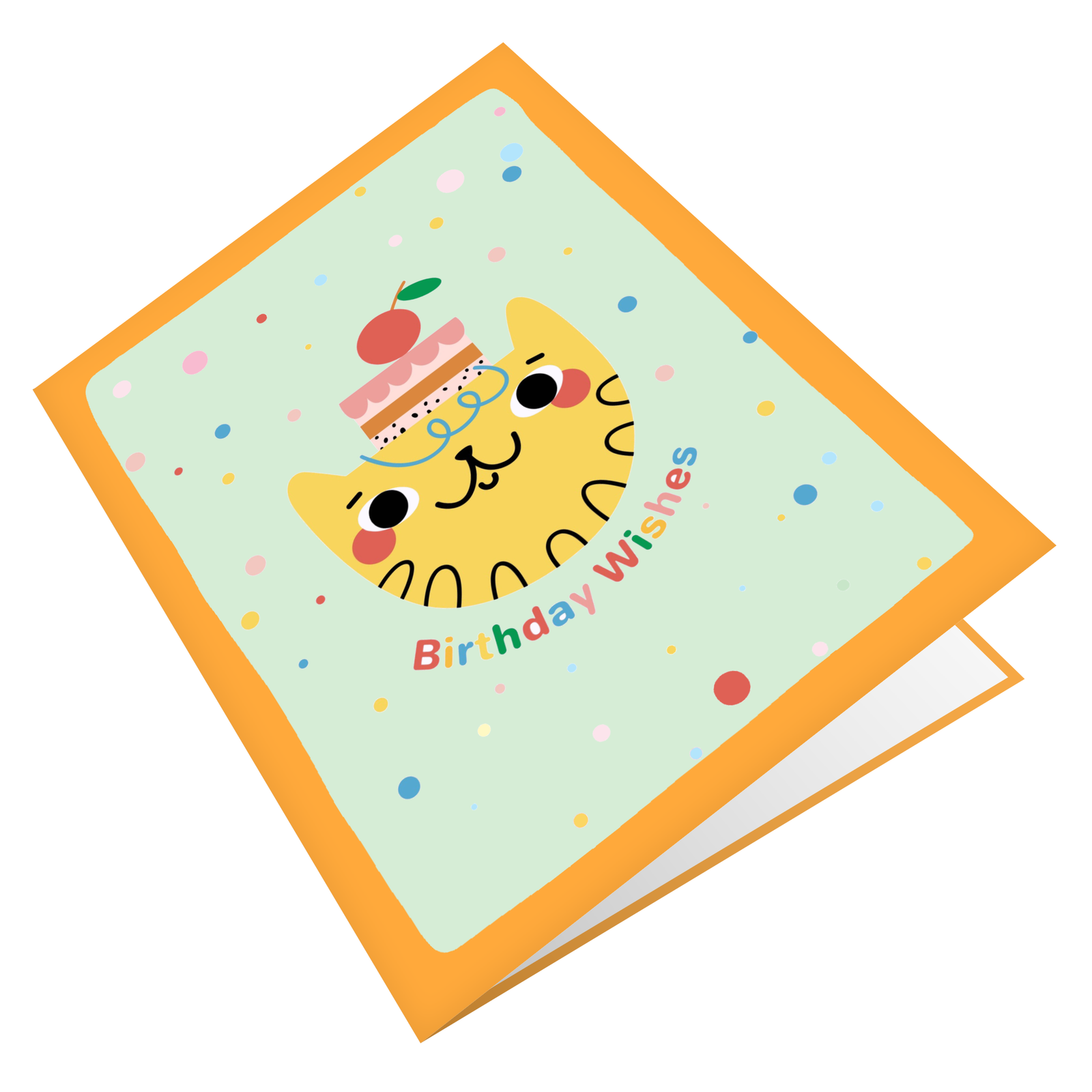 Cat Wishes For U Greeting Card Cat Wishes For U Greeting Card