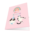 Chuppy B’Day Cat Greeting Card