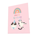 Chuppy B’Day Cat Greeting Card