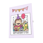 Funny Birthday With Friends Greeting Card