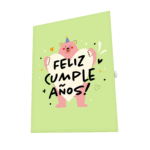Feliz Birthday Greeting Card