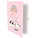 Chuppy B’Day Cat Greeting Card