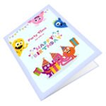 Monster Birthday Greeting Card