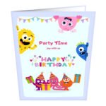 Monster Birthday Greeting Card